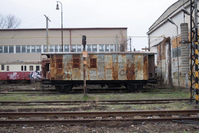 Opuštěné vlakové nádraží Brno