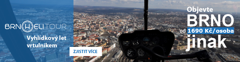 Vyhlídkový let vrtulníkem v Brně